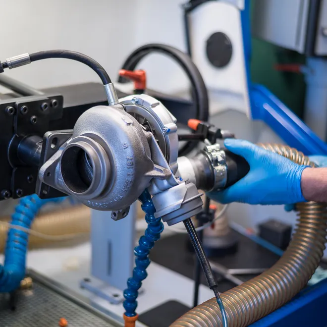 Regeneracja turbosprężarki w warsztacie NaprawaTurbo w Ciechanowie